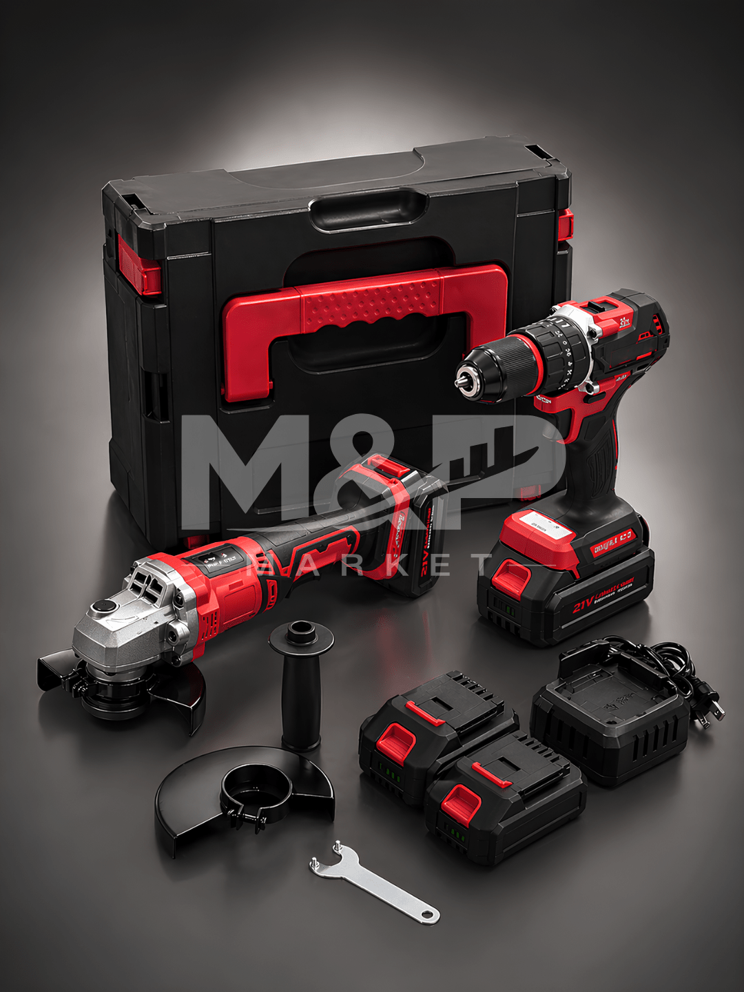 Combo Taladro + Amoladora Inalámbricos 21V - M&P Market