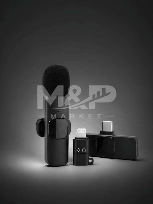 Micrófono Inalámbrico K9 para Streaming y Contenido - M&P Market