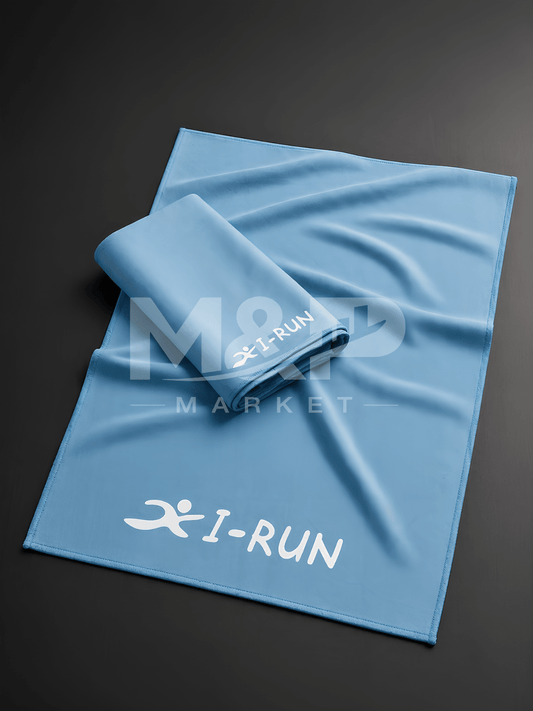 Set Deportivo I-RUN | Toallón + Toalla de Mano de Secado Rápido - M&P Market